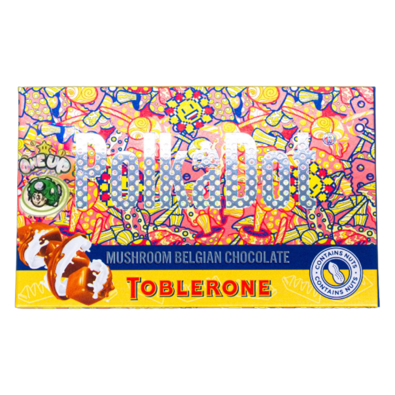 Polkadot Toblerone Contains nuts 4g